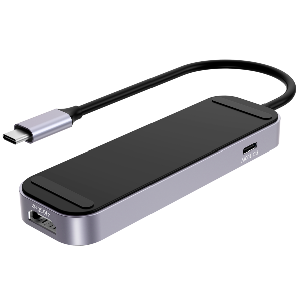 Type-C-Хаб Proove Shadow (2*USB3.0+Type-C+PD100W+HDMI) - Photo 1